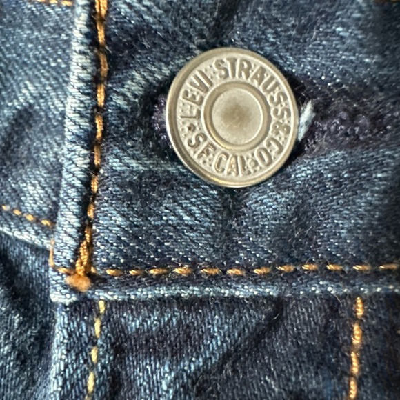 LEVI 501 SELVIDGE WHITE OAK REDLINE DENIM JEANS 24x32 - Picture 8 of 12